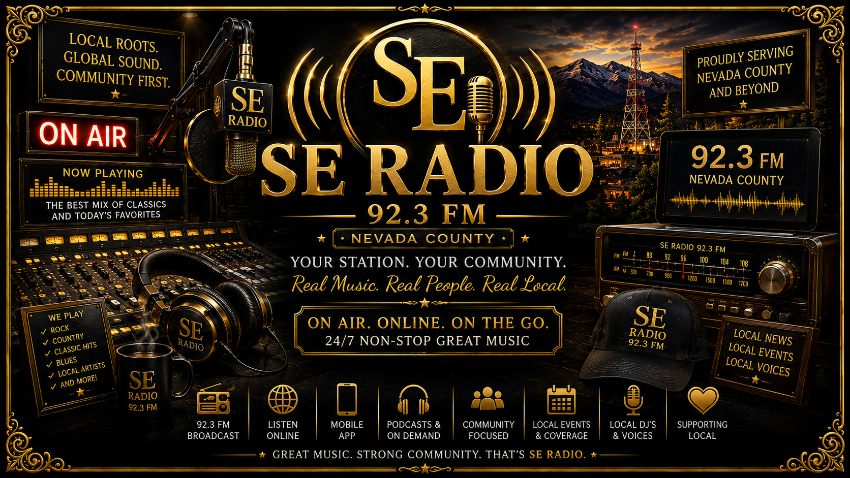 SE Radio 92.3 FM Nevada County