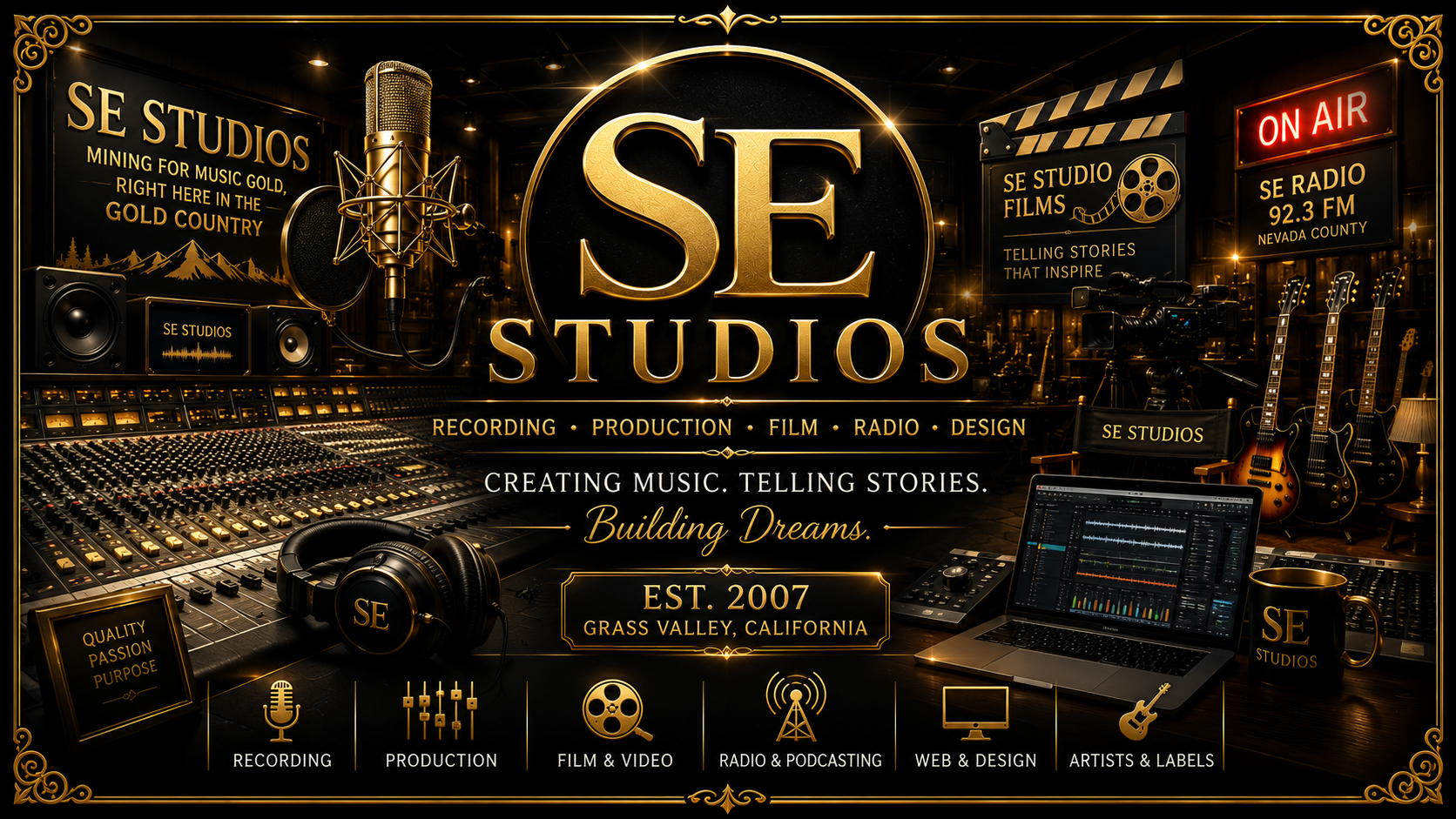 SE Studios recording, production, film, radio and design