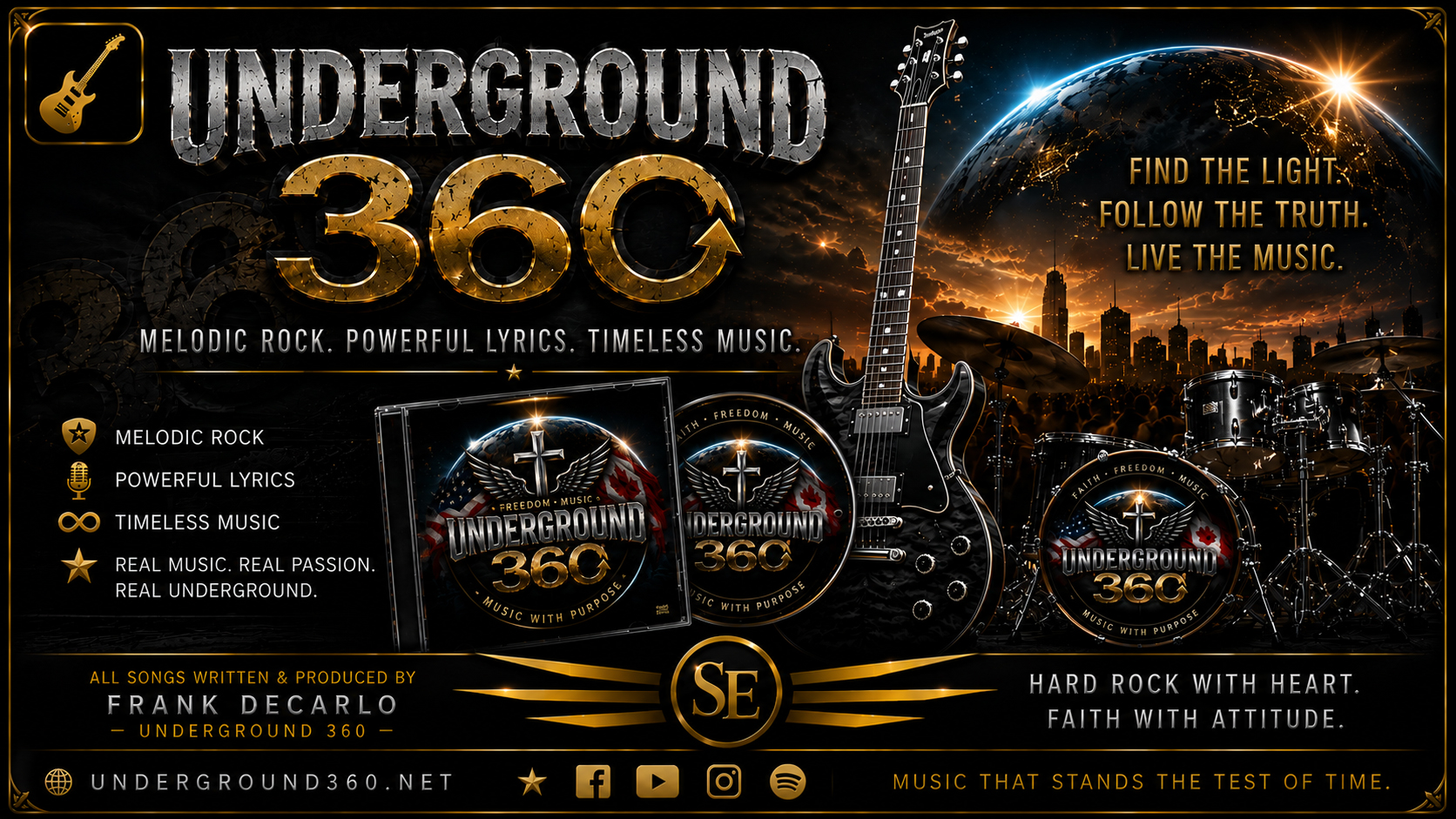 Underground 360 melodic rock and original music